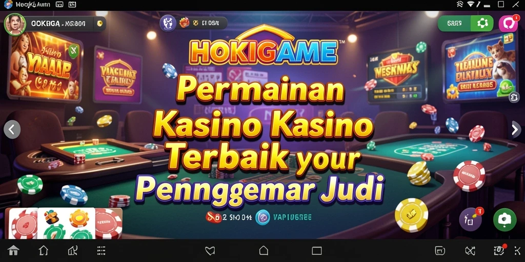 Tampilan permainan Kasino yang mengesankan di HOKIGAME.