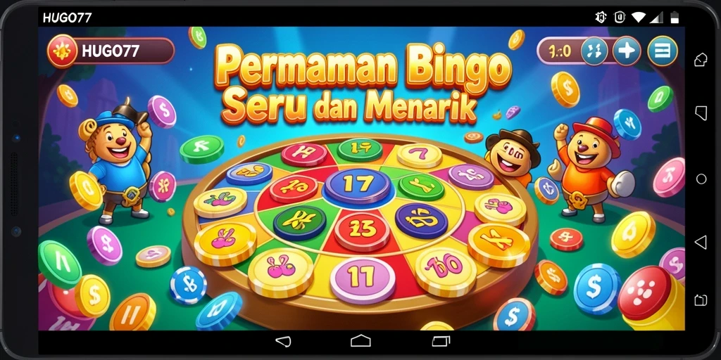 Tampilan gameplay HUGO77 yang interaktif dan mengasyikkan.