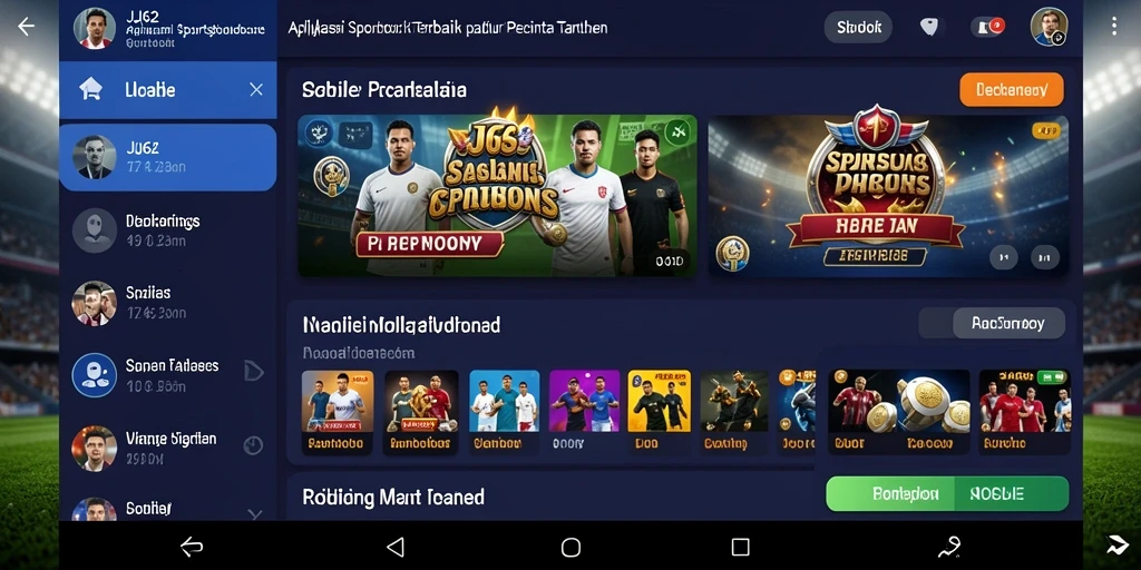 Tampilan gameplay menarik dari aplikasi Sportsbook JJ62.