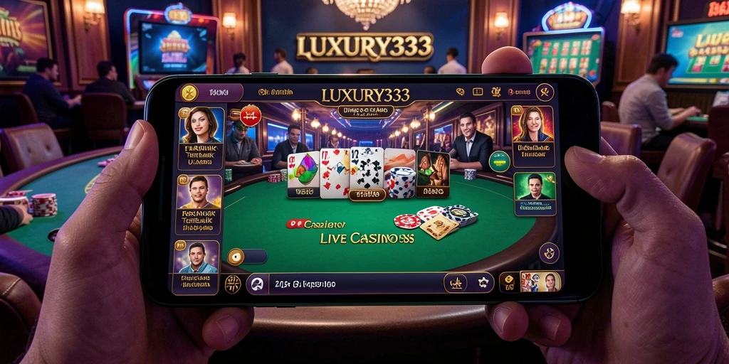 Gameplay seru dengan dealer langsung di LUXURY333.