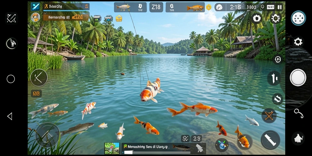 Tangkapan ikan besar di Z18 yang menantang.